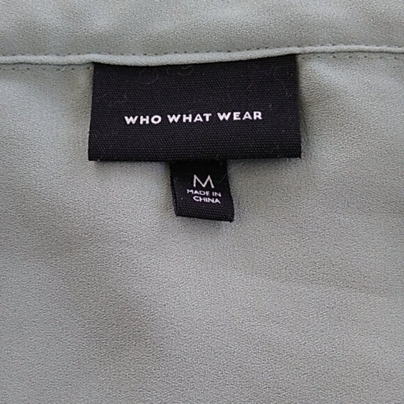 Who What Wear Long Sleeve Button Down Blouse - Picture 10 of 16